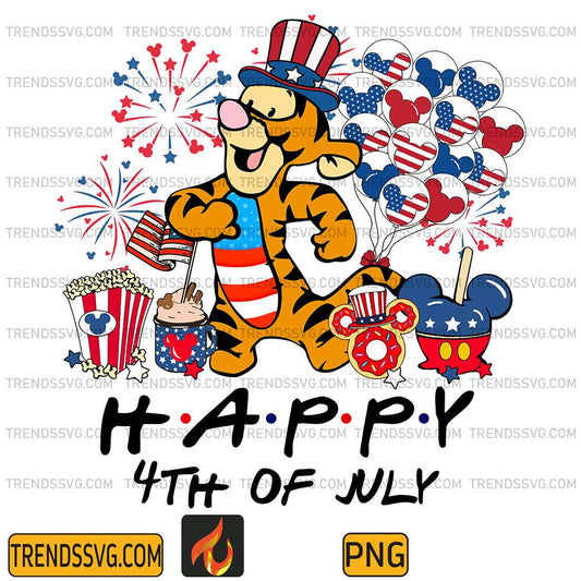 Tigger-America-Happy-4th-Of-July-Png