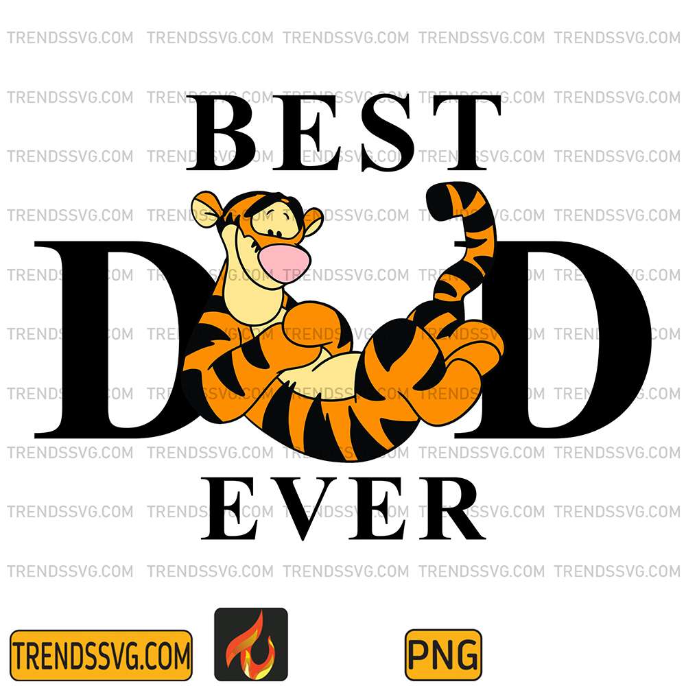 Tigger-Winnie-The-Pooh-Best-Dad-Ever-Png