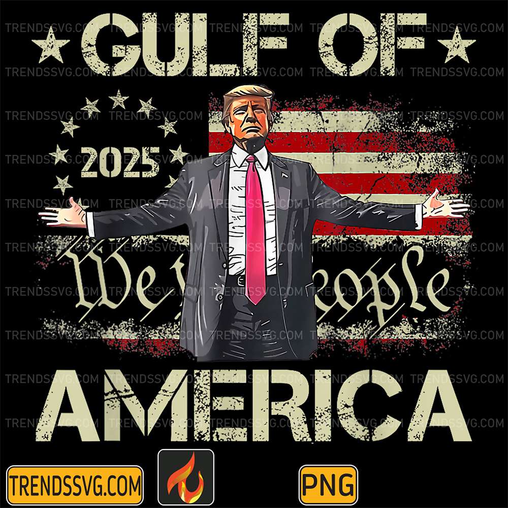 Trump-Gulf-Of-America-2025-USA-Flag-Png
