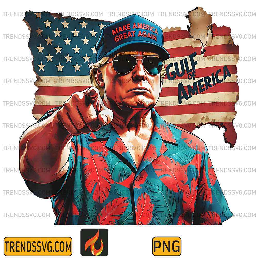 Trump-Gulf-Of-America-Make-America-Great-Again-Png