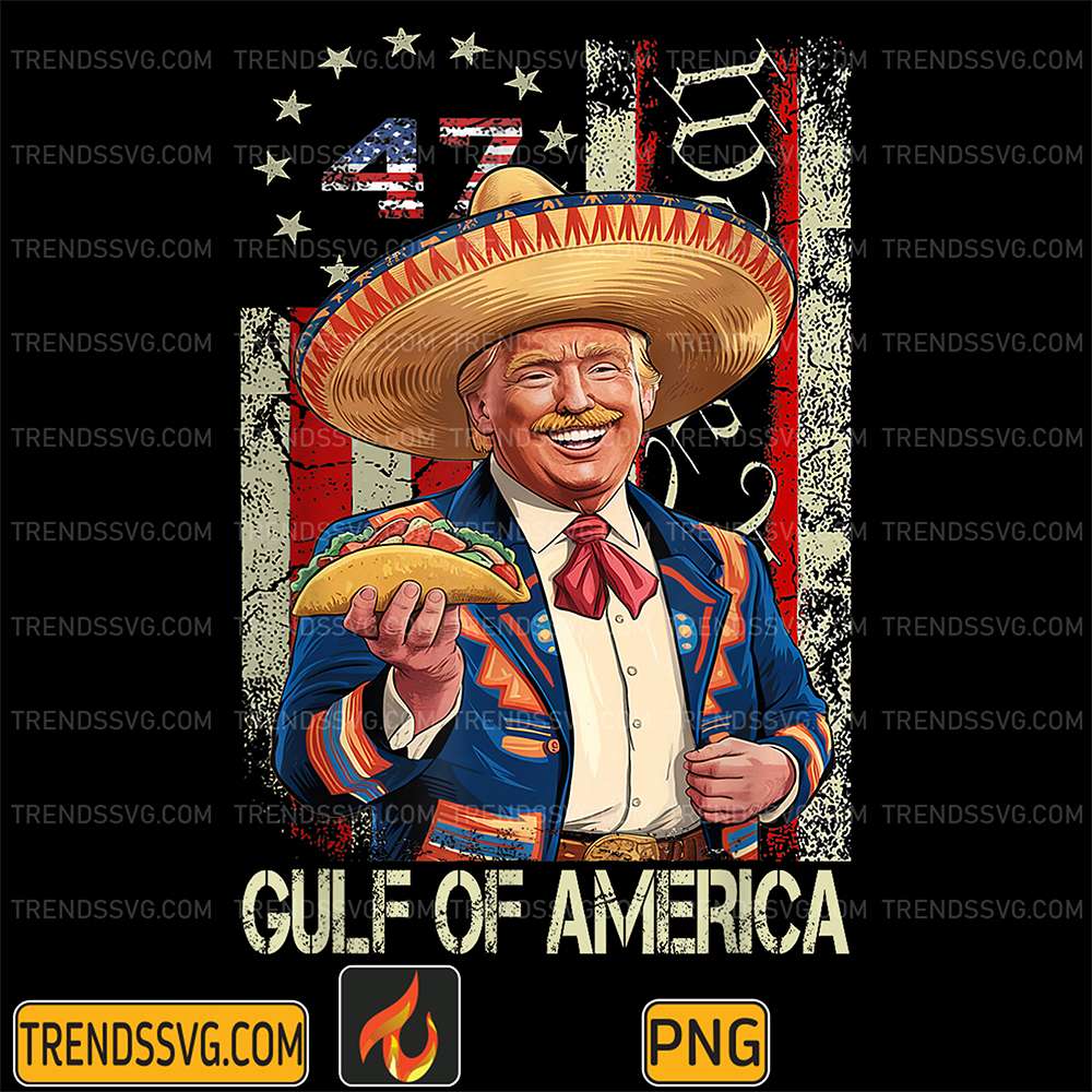 Trump-Gulf-Of-America-USA-Flag-Png