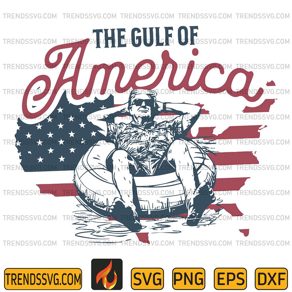 Trump-Gulf-of-America-Svg