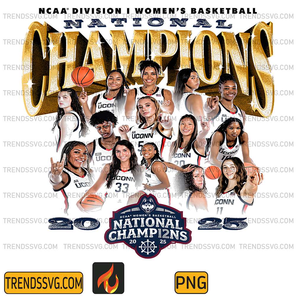 Uconn-2025-Women-s-Basketball-National-Champions-Png