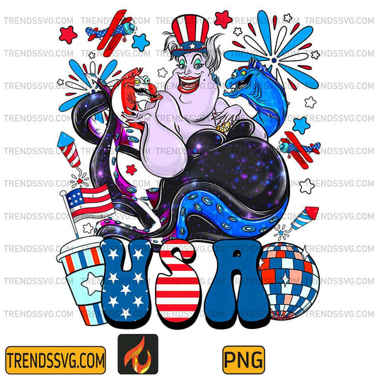 Ursula-Usa-America-4th-Of-July-Png