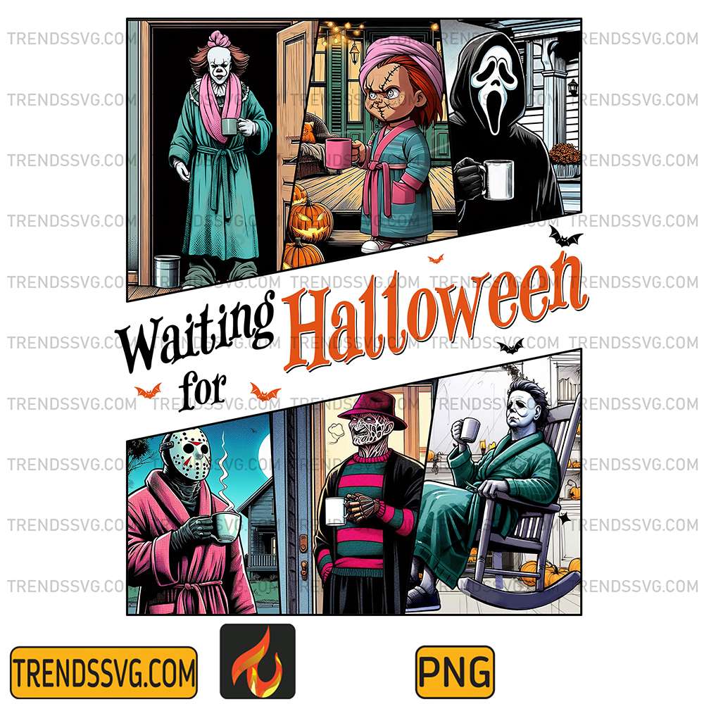 Waiting-For-Halloween-Horror-Characters-Png