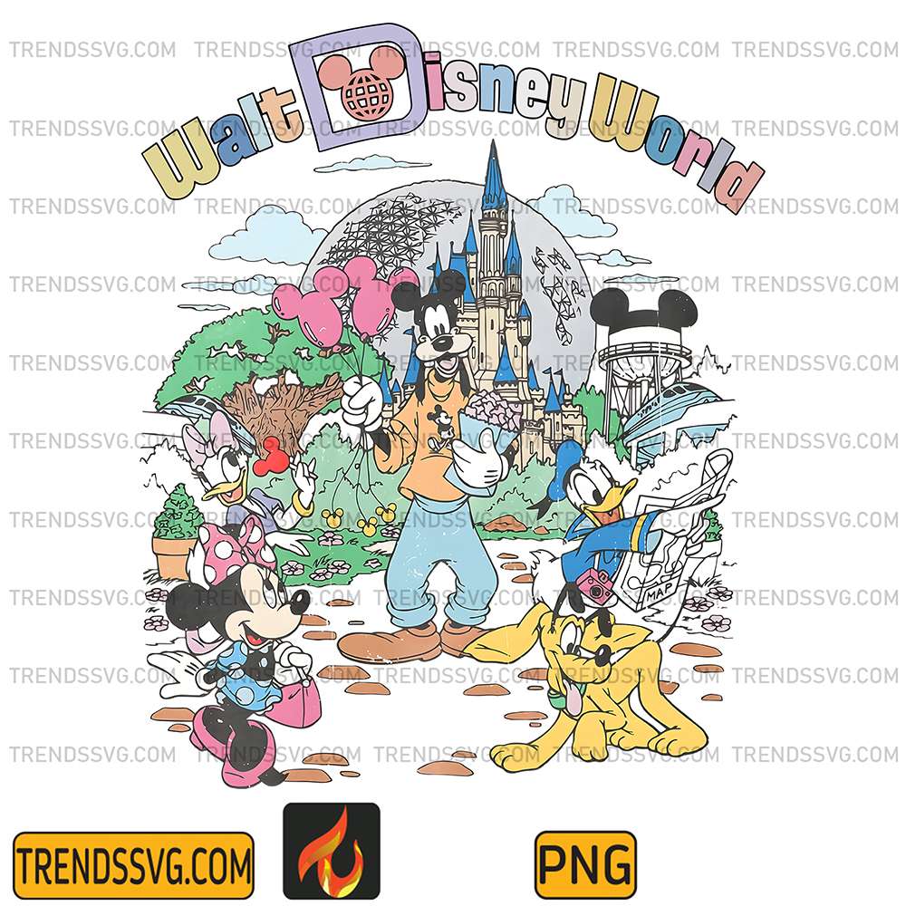 Wanlt-Disney-World-Mickey-And-Friends-Png