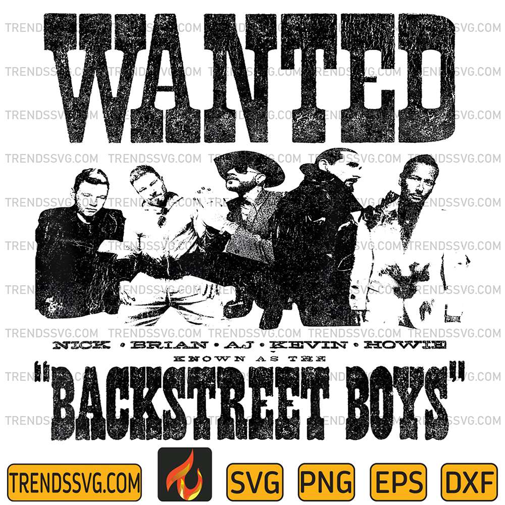 Wanted-Backstreet-Boys-Svg