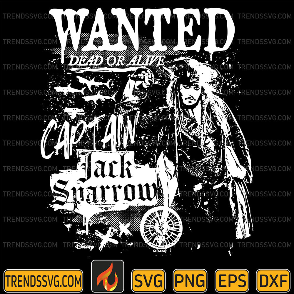 WantedDeadOrAliveCaptainJackSparrowSvg_1