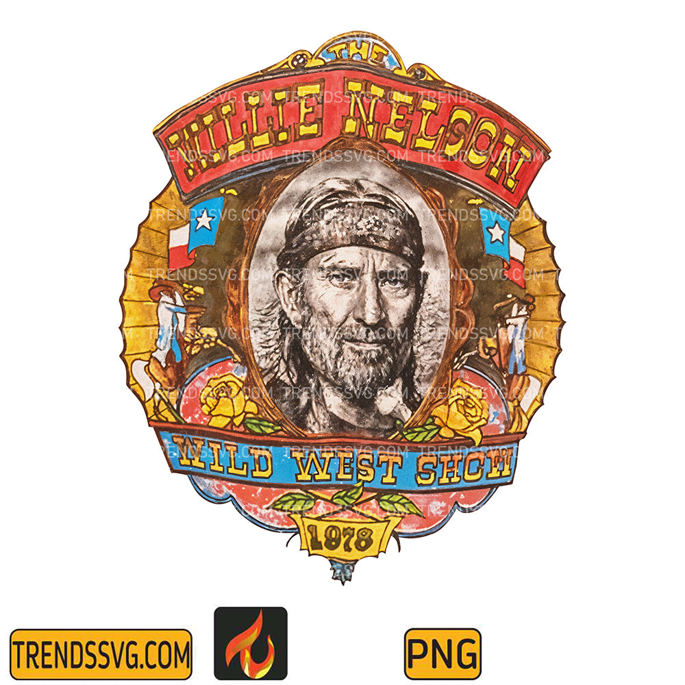 WillieNelsonWildWestShow1978Png