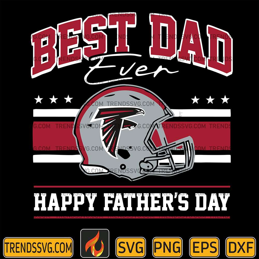 Best Dad Ever Atlanta Falcons Svg JUMBOSVG