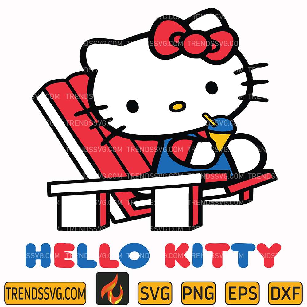 Hello Kitty Summer Svg TRENDSSVG