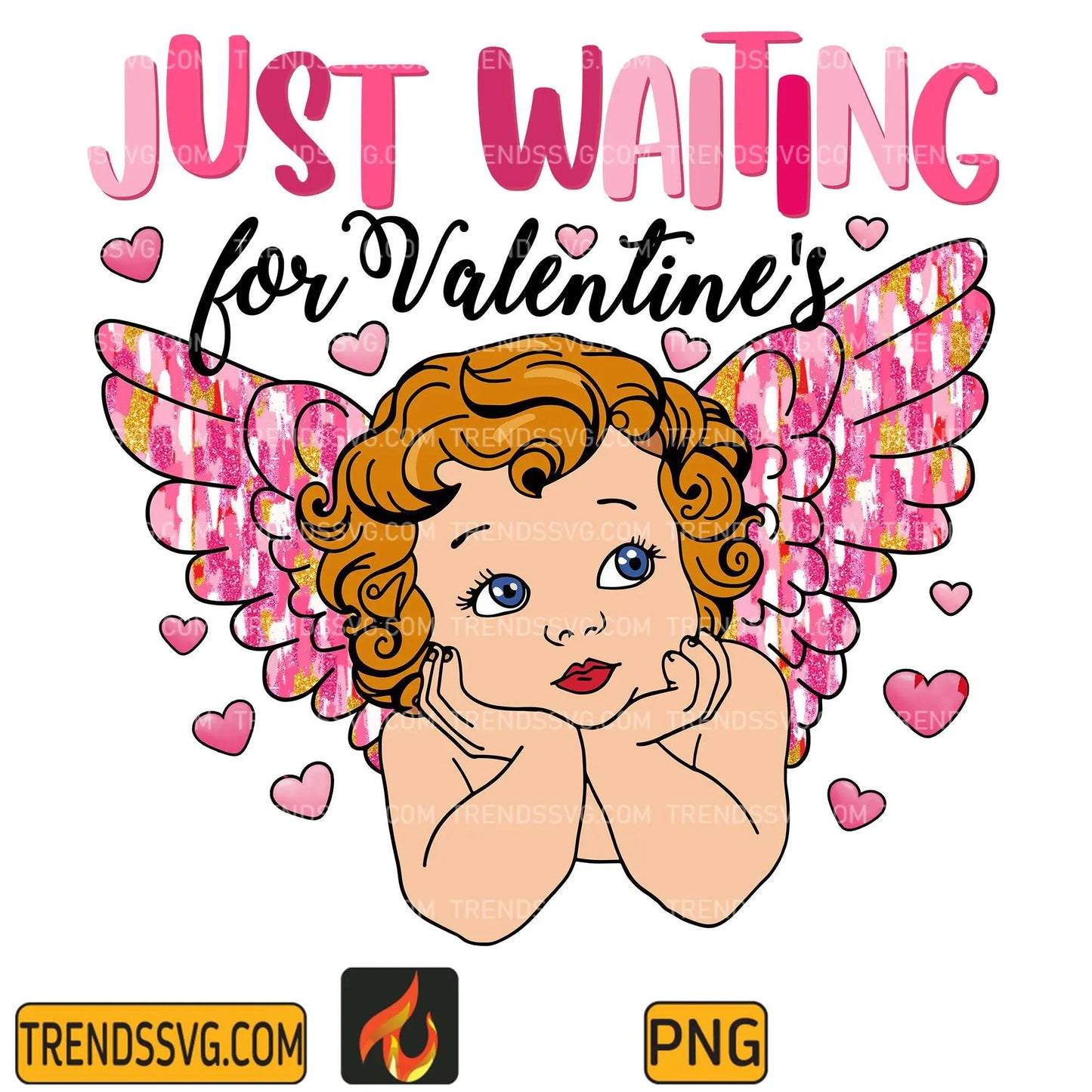 Just waiting for valentine Png TRENDSSVG