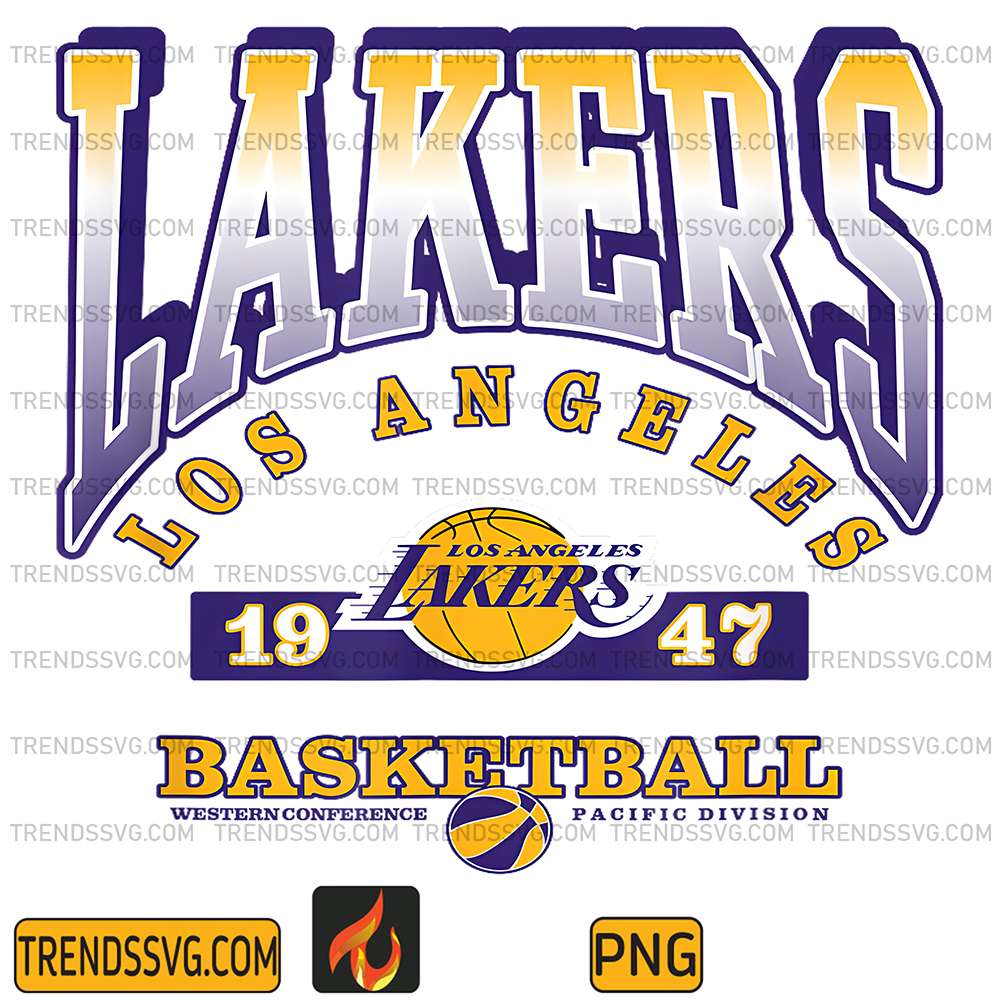 los-angeles-lakers-1947-basketball-png