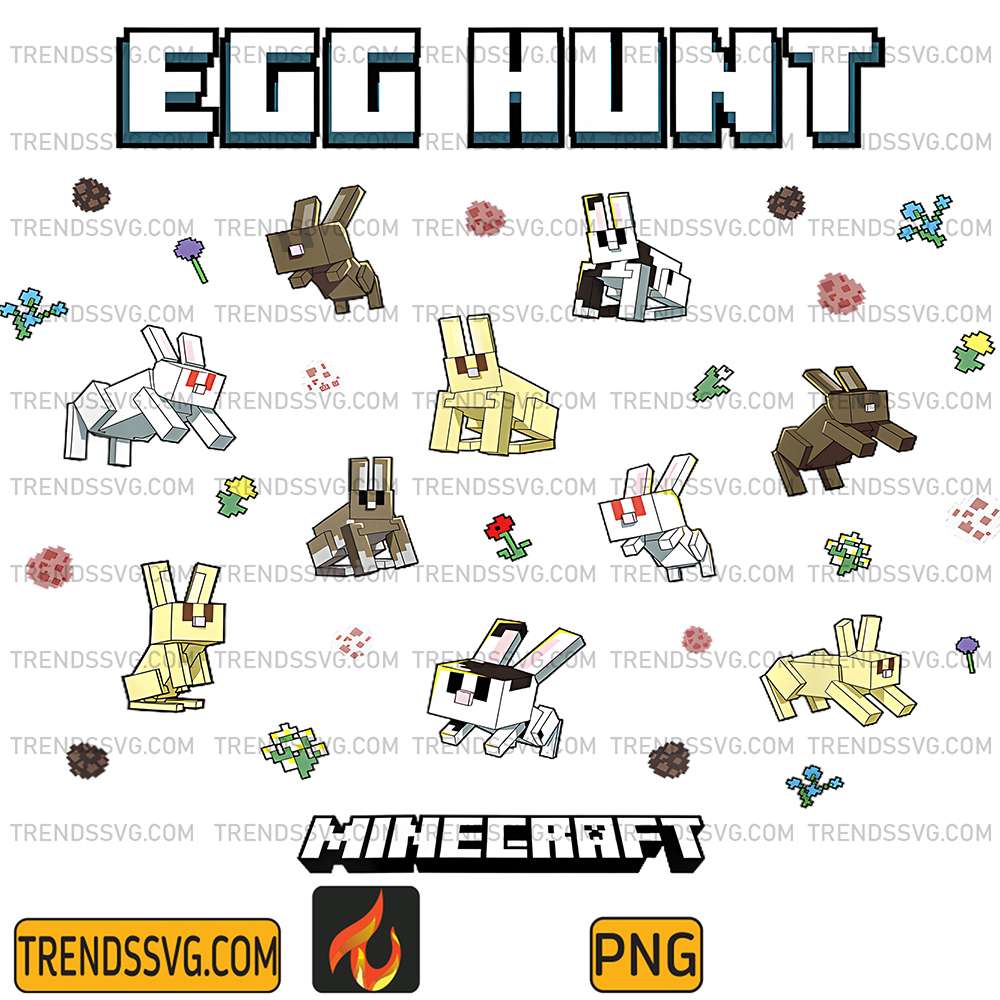 minecraft-easter-egg-hunt-jumping-rabbits-eggs-and-flowers-png