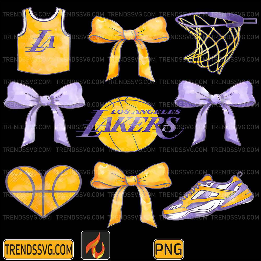 nba-los-angeles-lakers-bow-grid-png