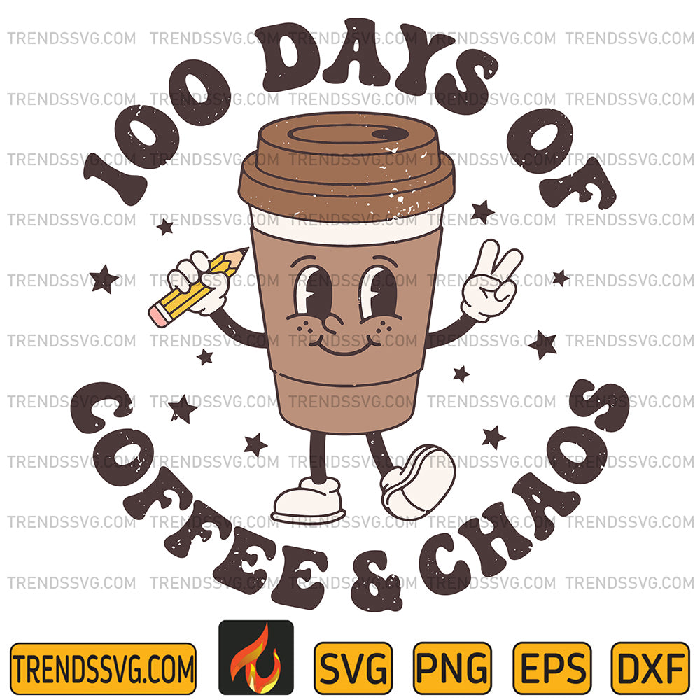 100DaysofCoffeeandChaosSvg