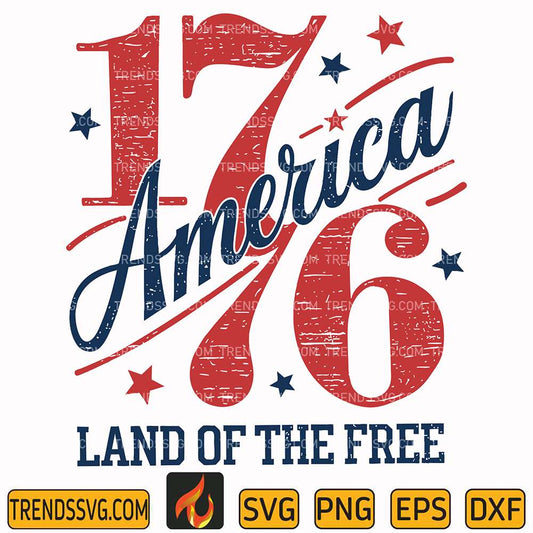 1776-America-Land-Of-The-Free-Svg