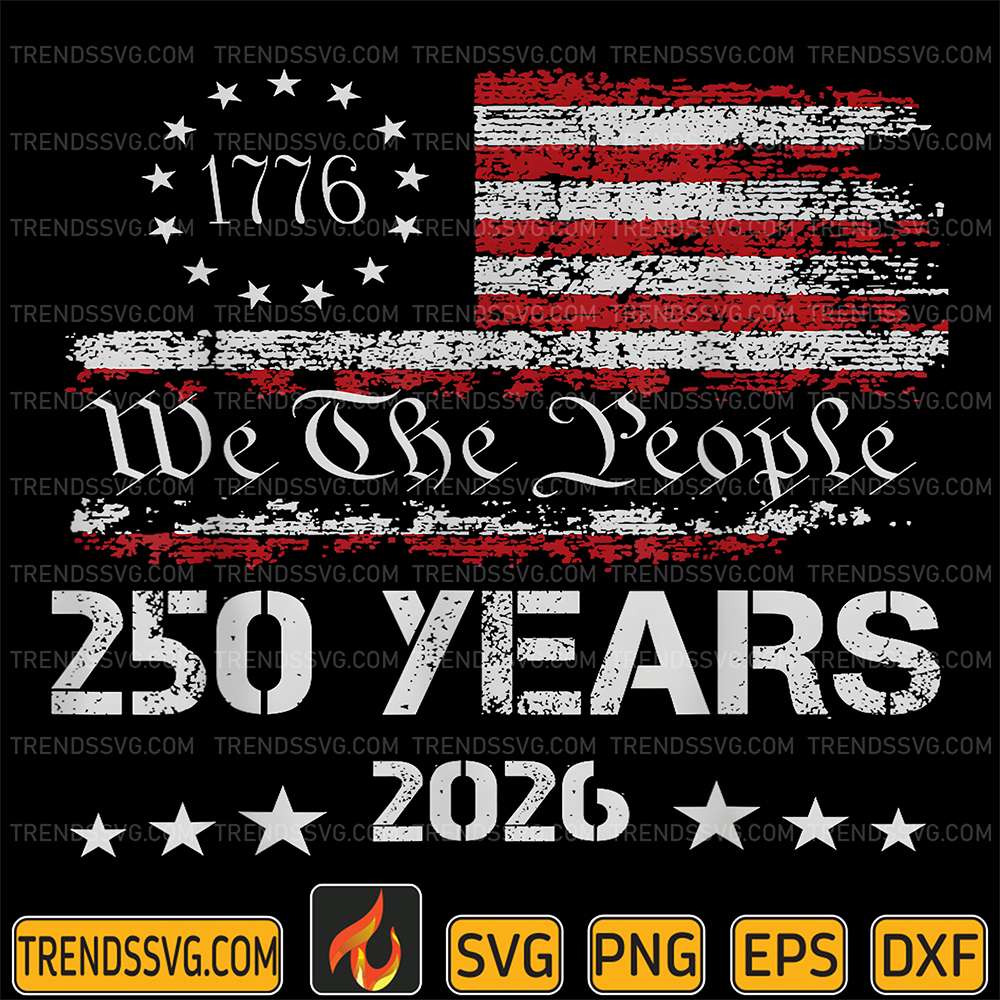 1776-We-The-People-250-Years-2026-America-Svg