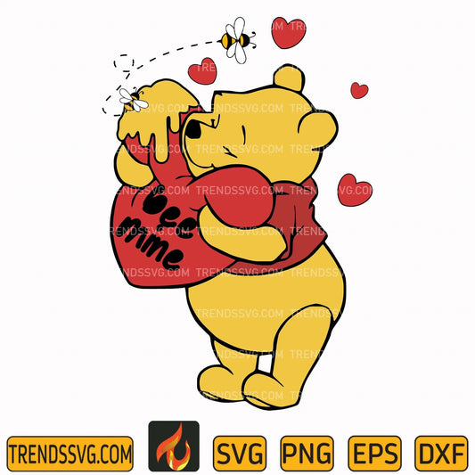 Be Mine Winnie The Pooh Svg TRENDSSVG