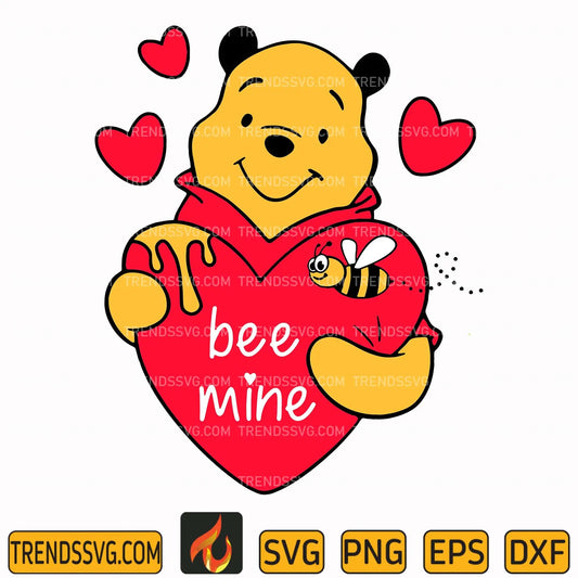 Be Mine Winnie The Pooh Svg TRENDSSVG