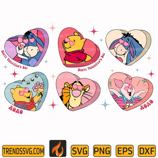 Winnie The Pooh and Friends Svg TRENDSSVG