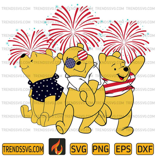 4th-Of-July-Pooh-Svg