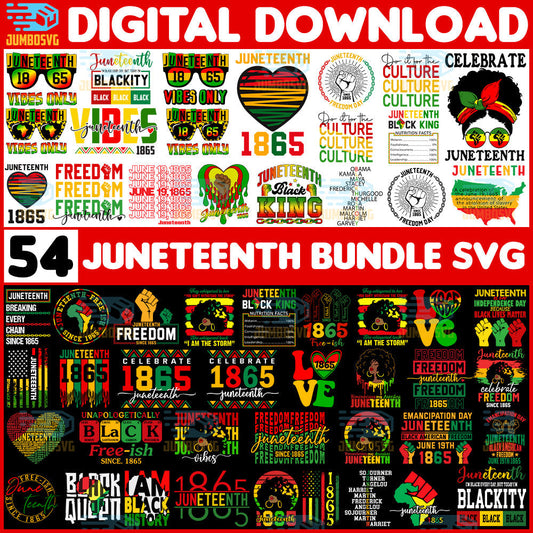 54 File Juneteenth Bundle Svg TRENDSSVG