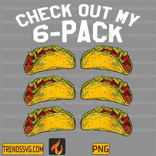 6-pack-fitness-taco-mexican-png