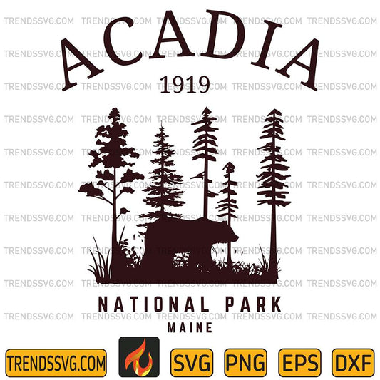 Acadia-1919-National-Park-Maine-Svg