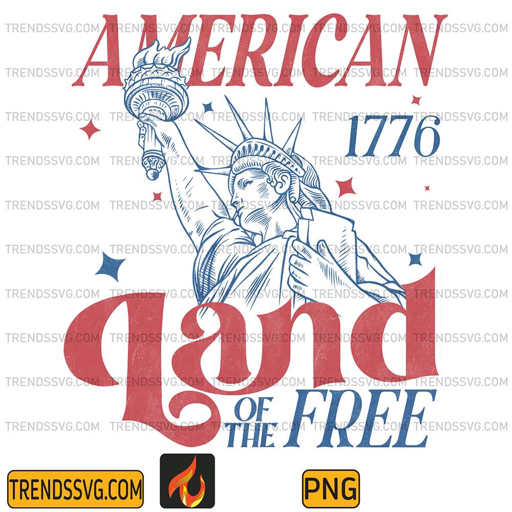 America-1776-Land-Of-The-Free-Png