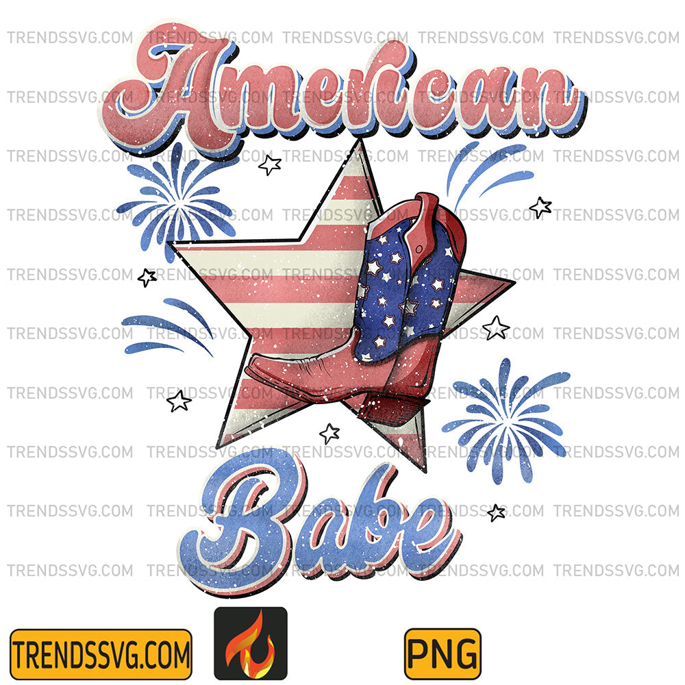 America-Babe-4th-Of-July-Png