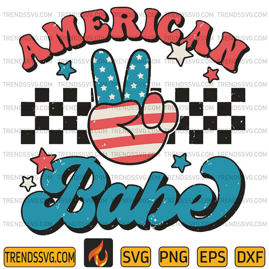 America-Babe-4th-Of-July-Svg