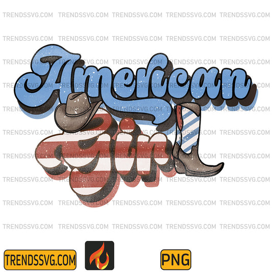 America-Girl-4th-Of-July-Png