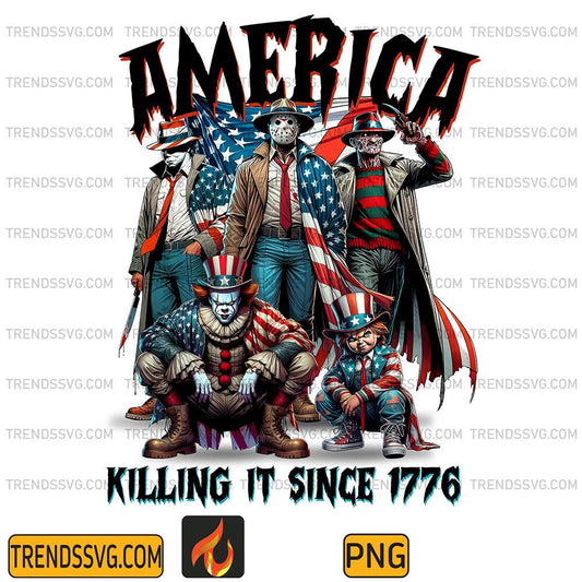 America-Killing-It-Since-1776-4th-Of-July-Png