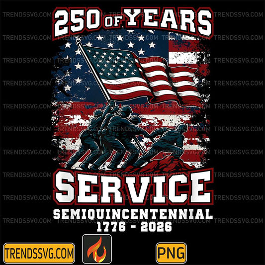 American-250th-Anniversary-Celebration-250-Years-USA-Service-Png