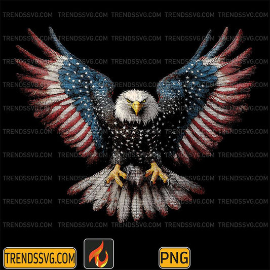 American-Flag-Bald-Eagle-4th-Of-July-USA-Patriotic-Png