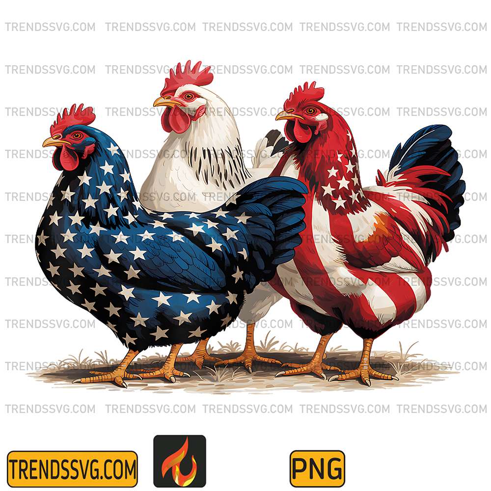 American-Flag-Rooster-Independence-Day-4th-of-July-Png
