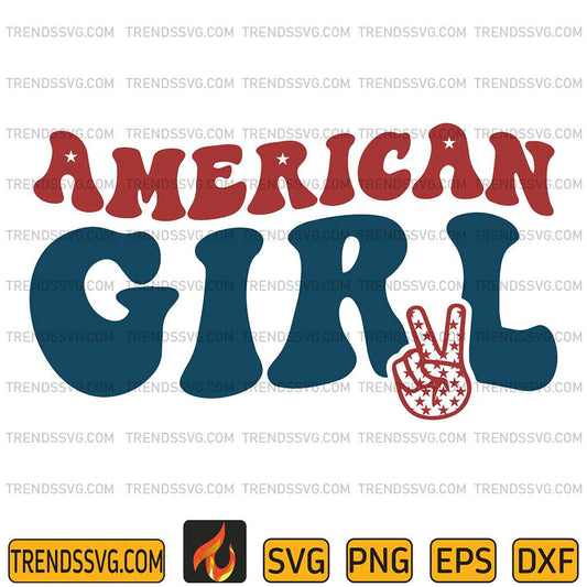 American-Girl-4th-Of-July-Svg