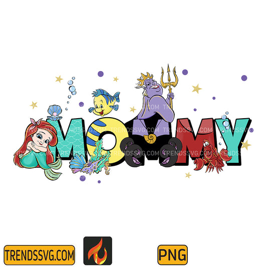 ArielPrincessMommyPng_1