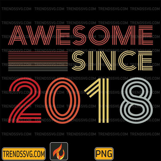 Awesome-Since-2018-Png