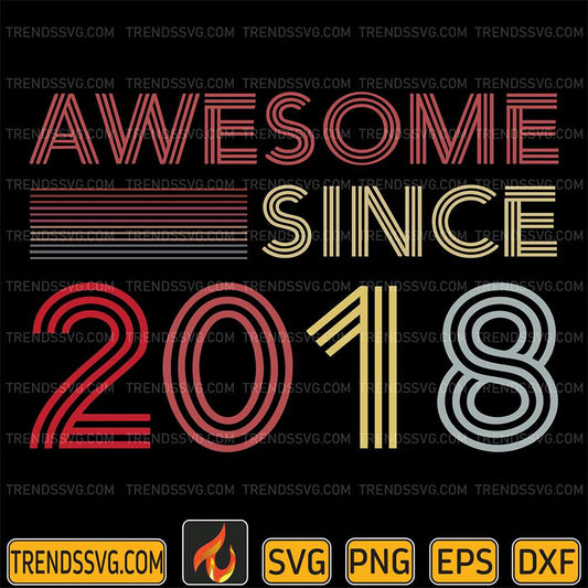Awesome-Since-2018-Svg