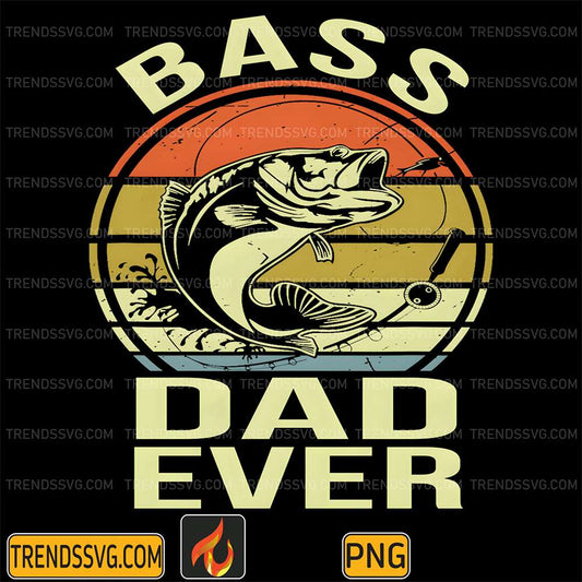 Bass-Dad-Ever-Fishing-Png