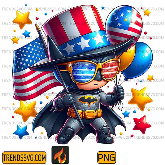 Batman-America-4th-Of-July-Png