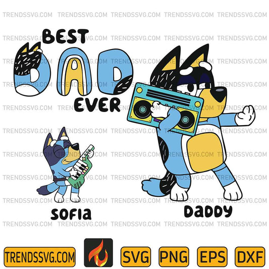 Best-Dad-Ever-Bluey-Svg