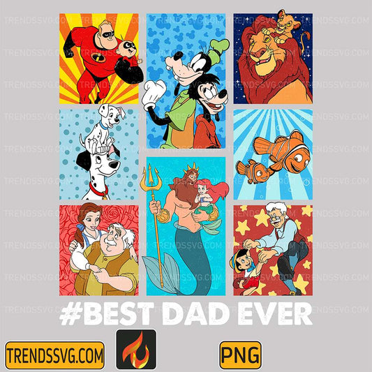 Best-Dad-Father-Cartoon-Animal-Kingdom-Png