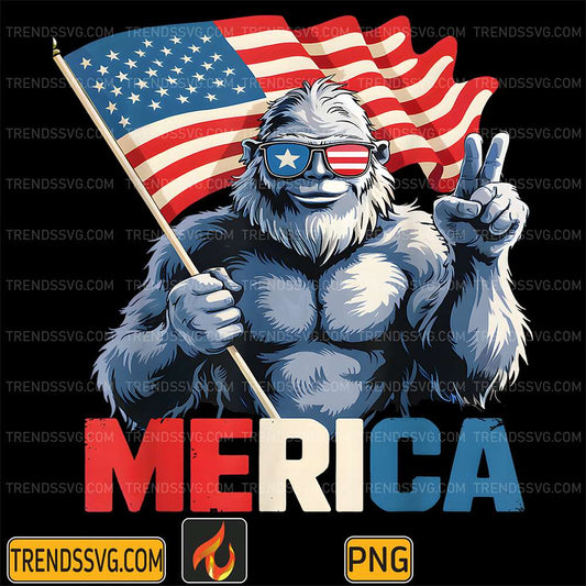 Bigfoot-Merica-American-Flag-Patriotic-4th-Of-July-Png
