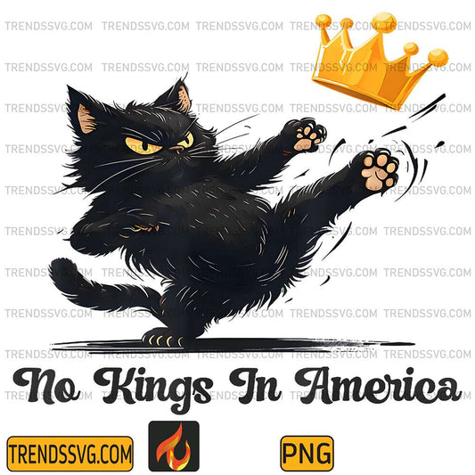 Black-Cat-No-Kings-In-America-We-The-People-Political-Png-1