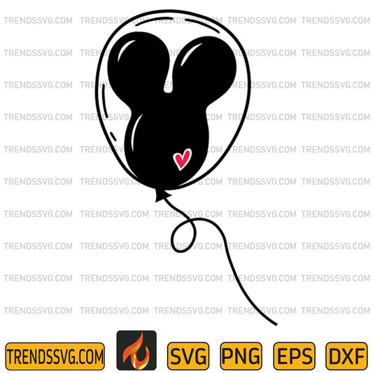 Black-Mickey-Color-Balloons-Svg