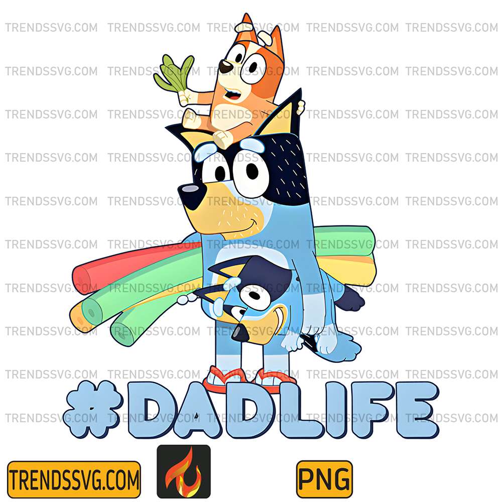 Bluey-Bandit-Dad-Life-Png
