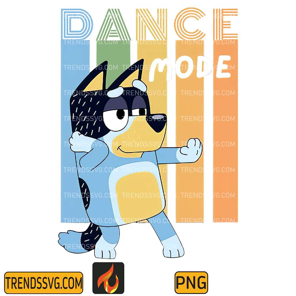 Bluey-Dad-Bandit-Heeler-Dance-Mode-Png
